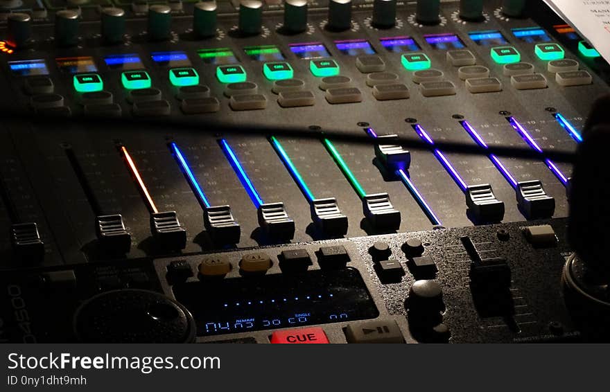 Mixing Console, Audio Equipment, Electronic Instrument, Electronics