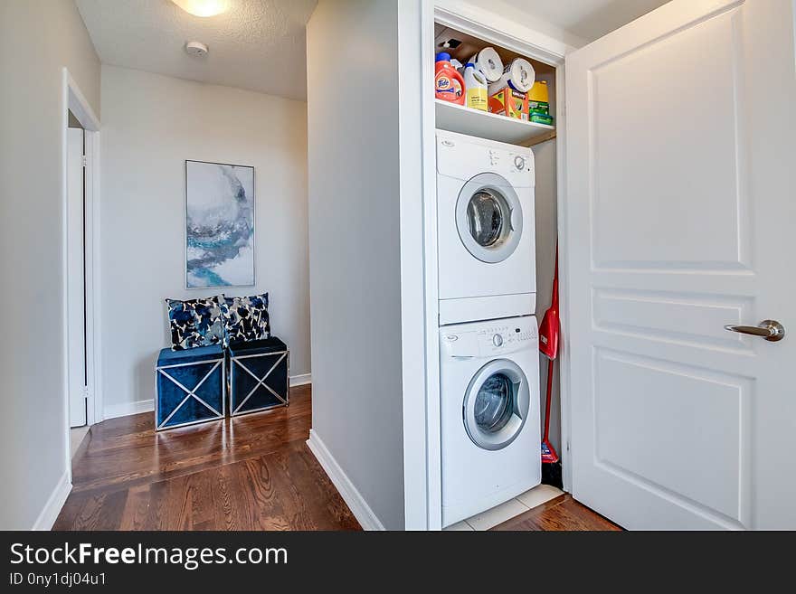 Room, Laundry Room, Washing Machine, Laundry