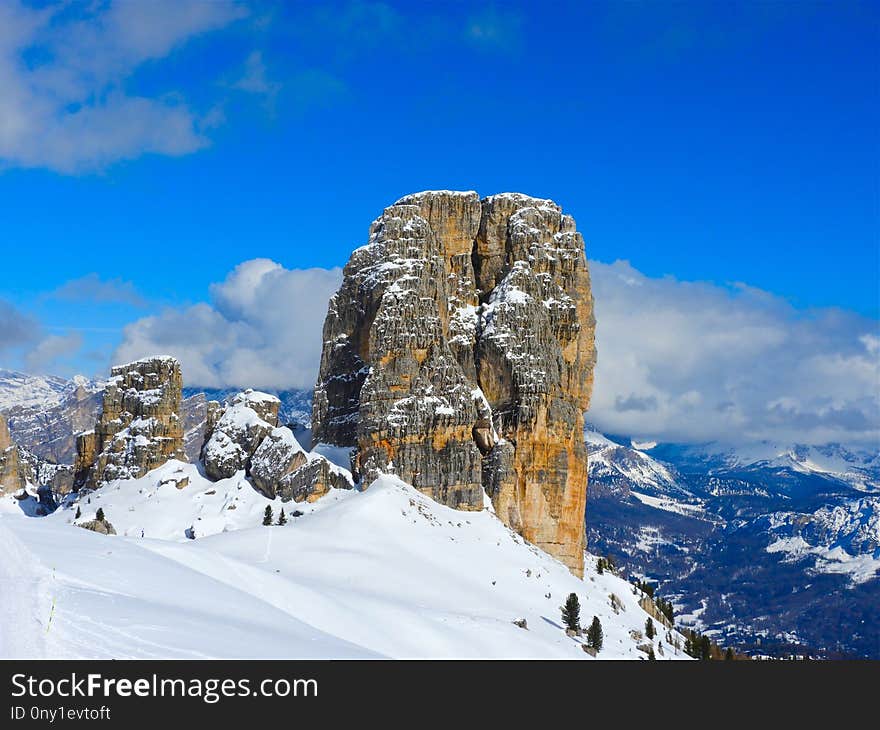 Mountainous Landforms, Mountain, Mountain Range, Sky