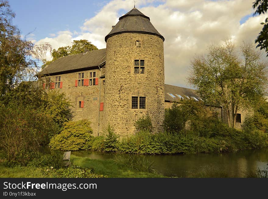 Waterway, Water Castle, Château, Castle