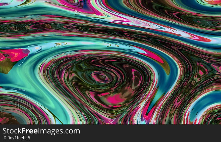 Pink, Fractal Art, Pattern, Psychedelic Art