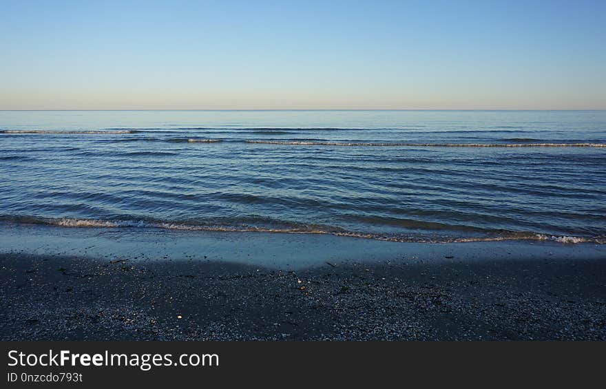 Sea, Ocean, Horizon, Shore