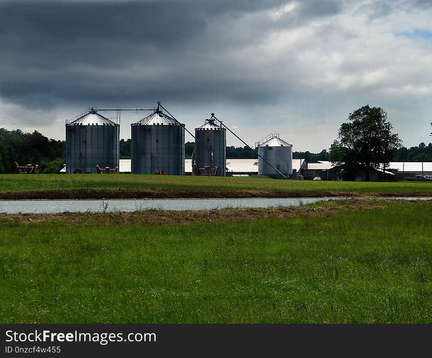 Cloud, Sky, Farm, Field