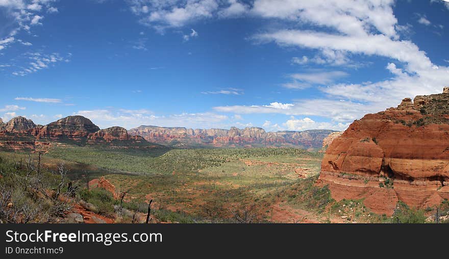 Sky, Wilderness, Badlands, Cloud