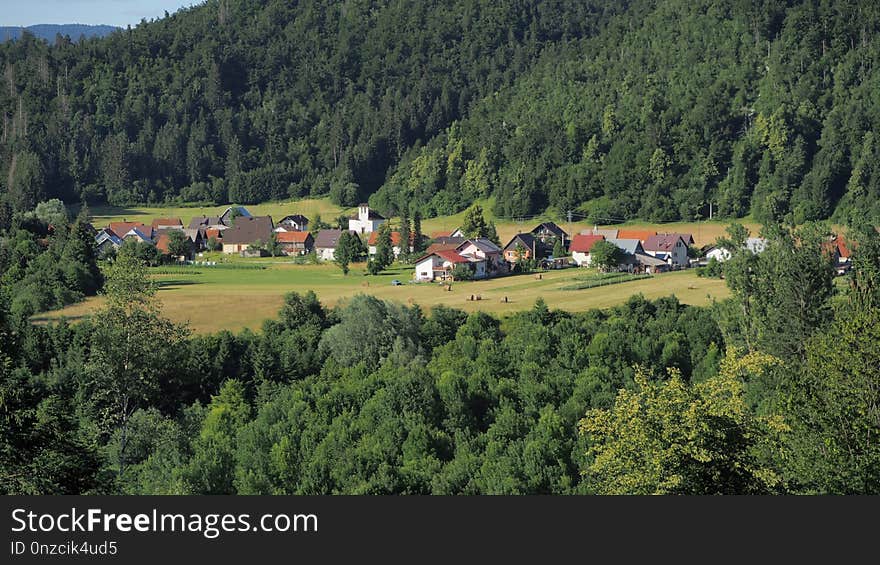 Mountain Village, Wilderness, Nature Reserve, Highland