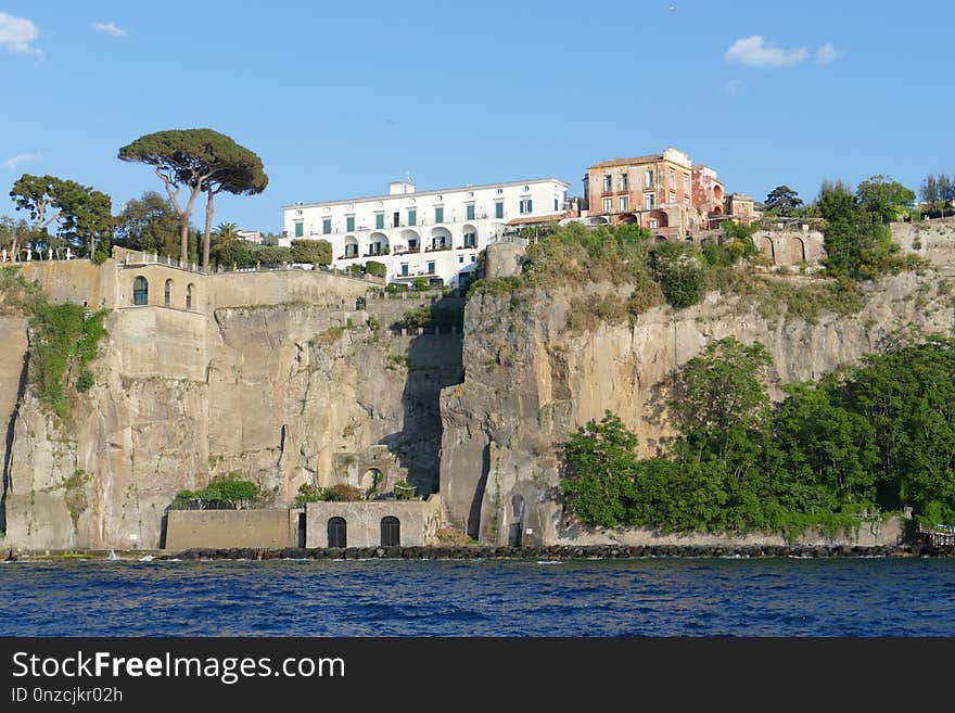 Promontory, Coast, Historic Site, Sea