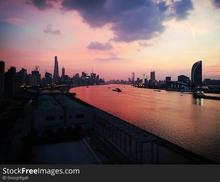 Cityscape, Skyline, City, Sky