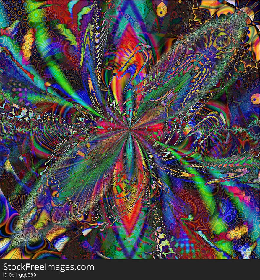 Psychedelic Art, Fractal Art, Art, Festival