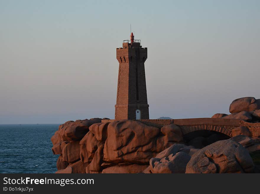 Tower, Sea, Promontory, Lighthouse