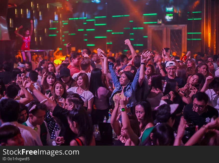 Crowd, Audience, Entertainment, Nightclub