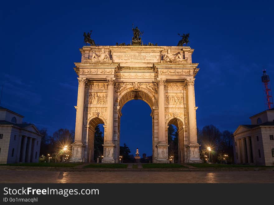 Arch, Sky, Landmark, Triumphal Arch