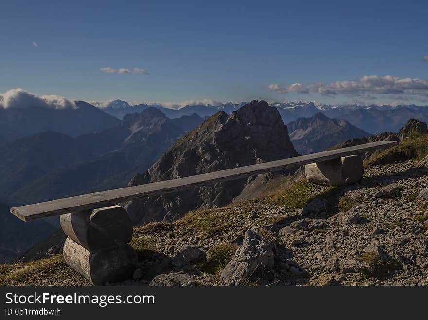 Mountainous Landforms, Mountain, Mountain Range, Sky