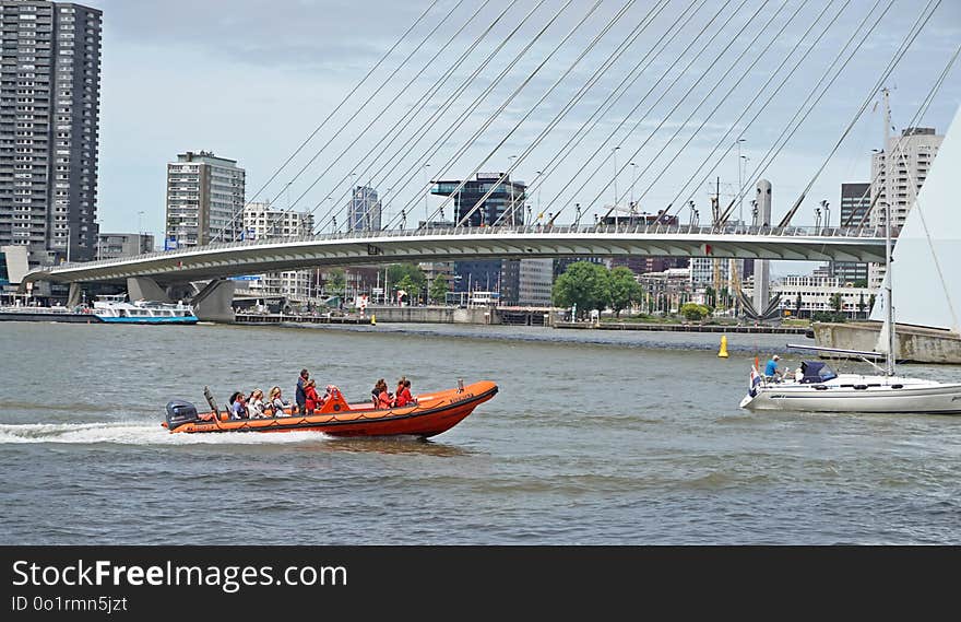 Waterway, Water Transportation, Boat, Bridge