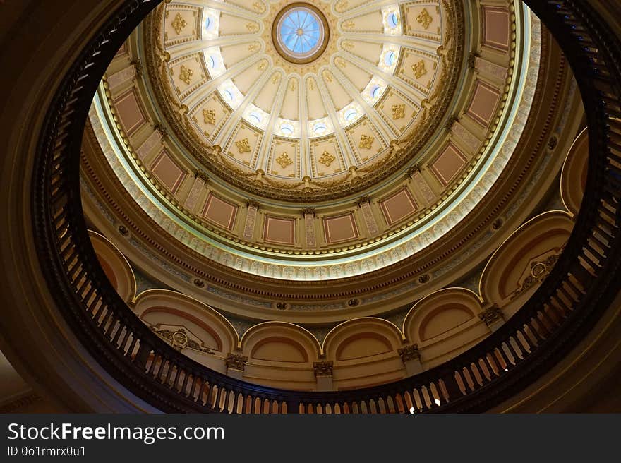 Dome, Building, Symmetry, Daylighting