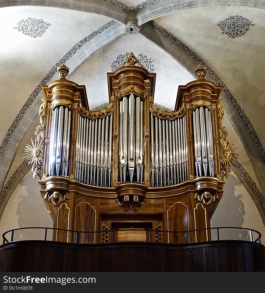 Pipe Organ, Organ Pipe, Musical Instrument, Organ