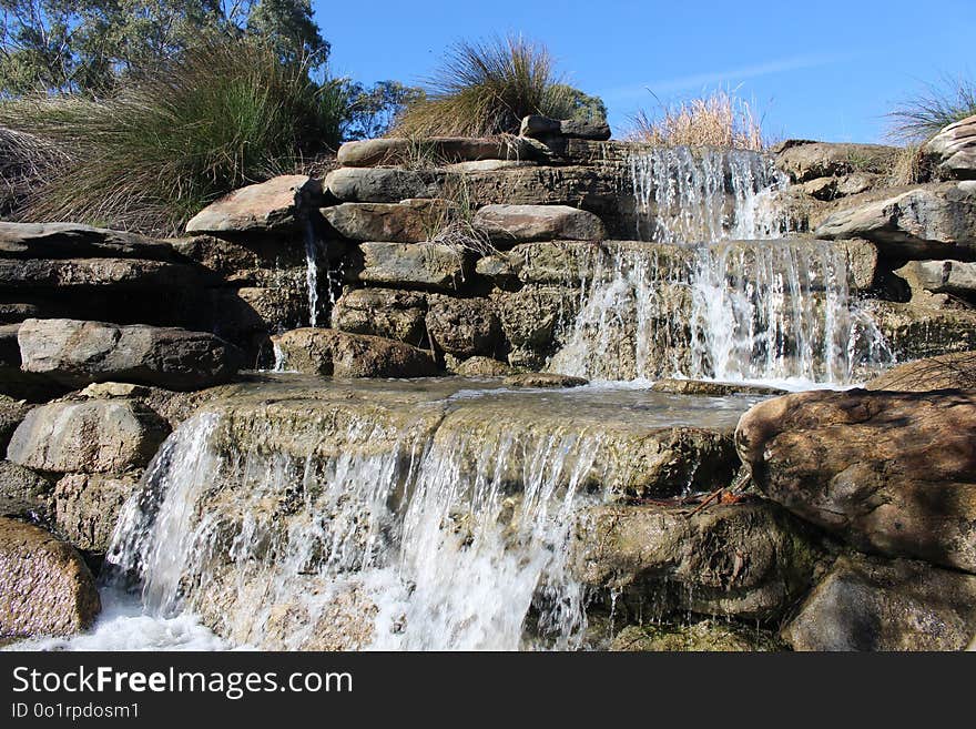 Water, Body Of Water, Waterfall, Water Feature