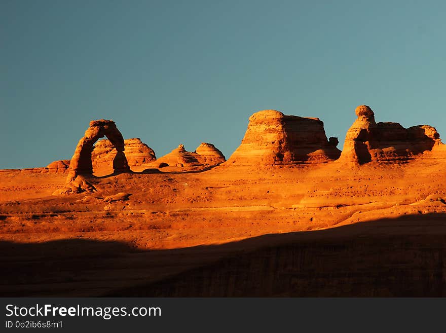 Rock, Desert, Badlands, Formation