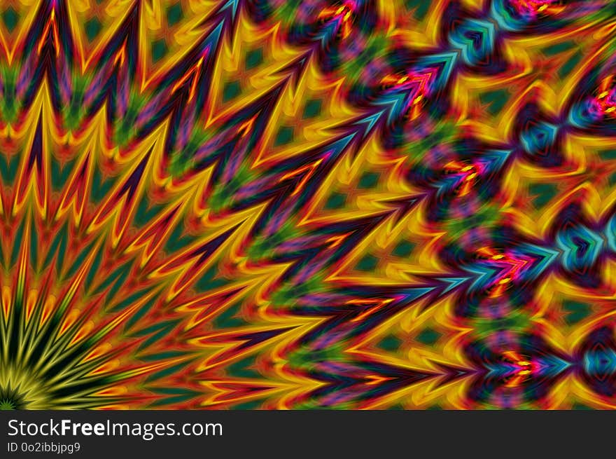 Psychedelic Art, Fractal Art, Pattern, Organism