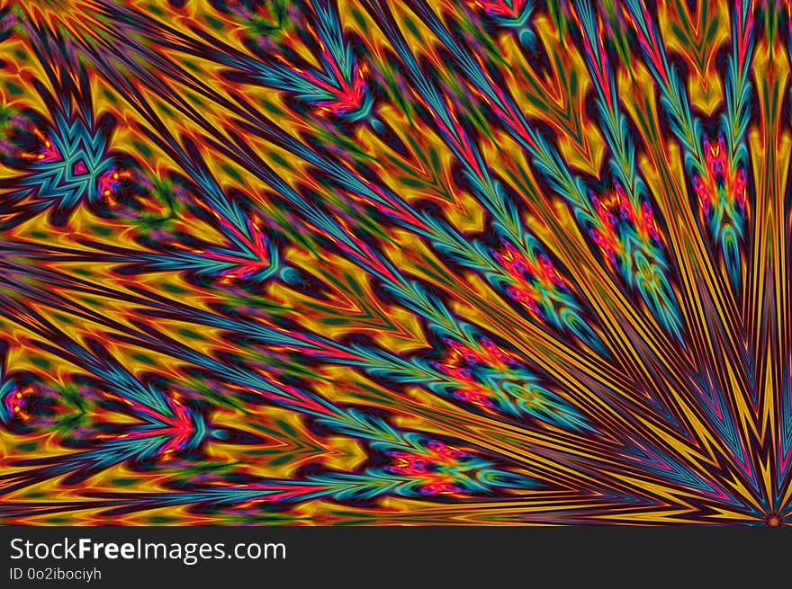 Pattern, Psychedelic Art, Design, Fractal Art