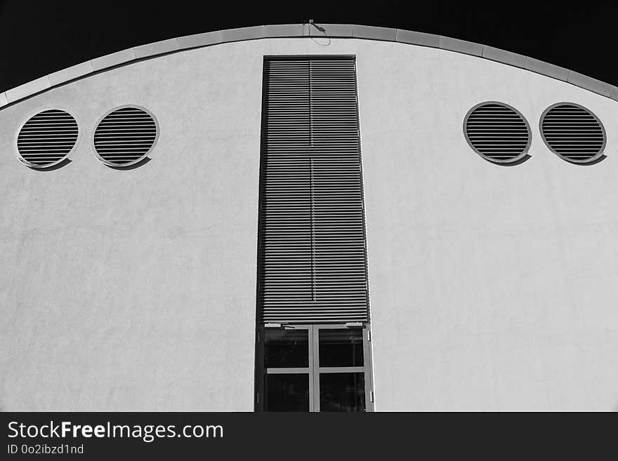 Black And White, Architecture, Structure, Building