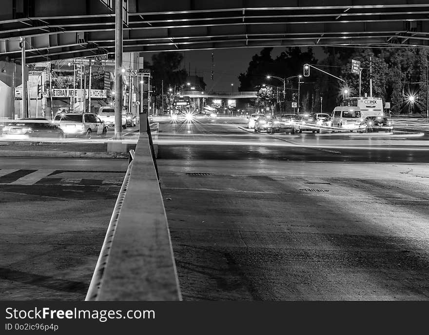 Car, Black, Black And White, Urban Area