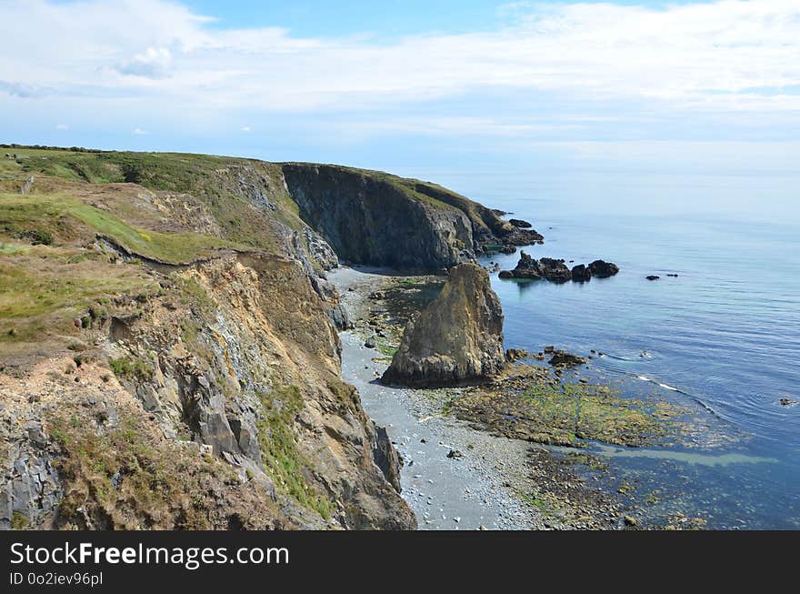 Coast, Cliff, Headland, Coastal And Oceanic Landforms