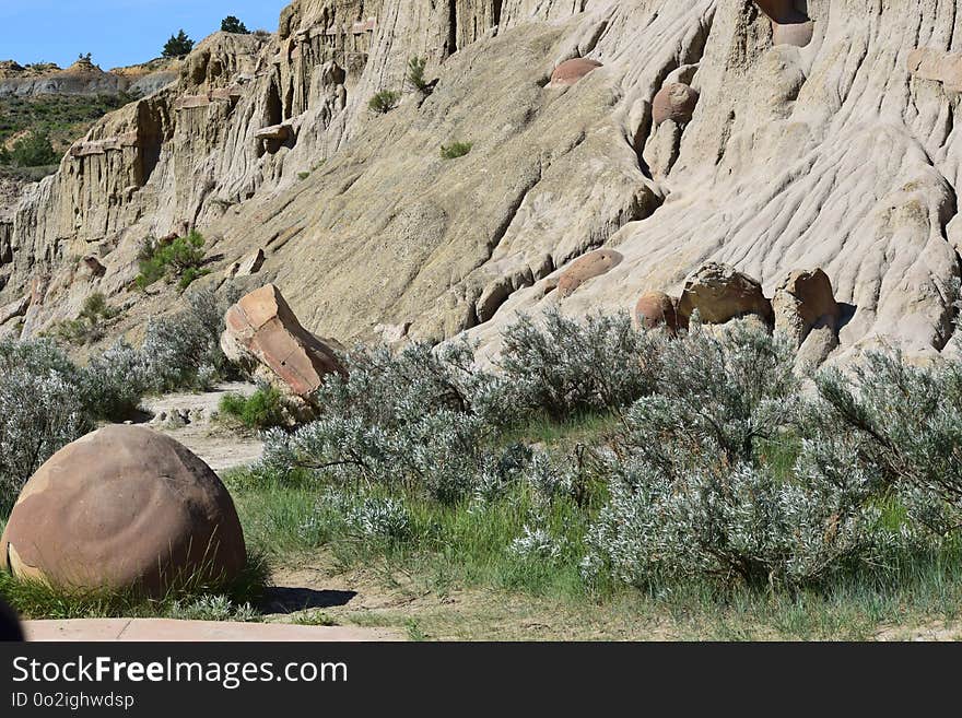 Rock, Badlands, Ecosystem, Wilderness