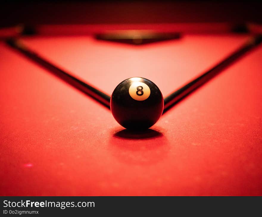 Pocket Billiards, English Billiards, Red, Cue Sports