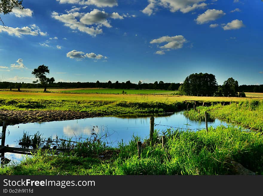 Reflection, Nature, Sky, Water