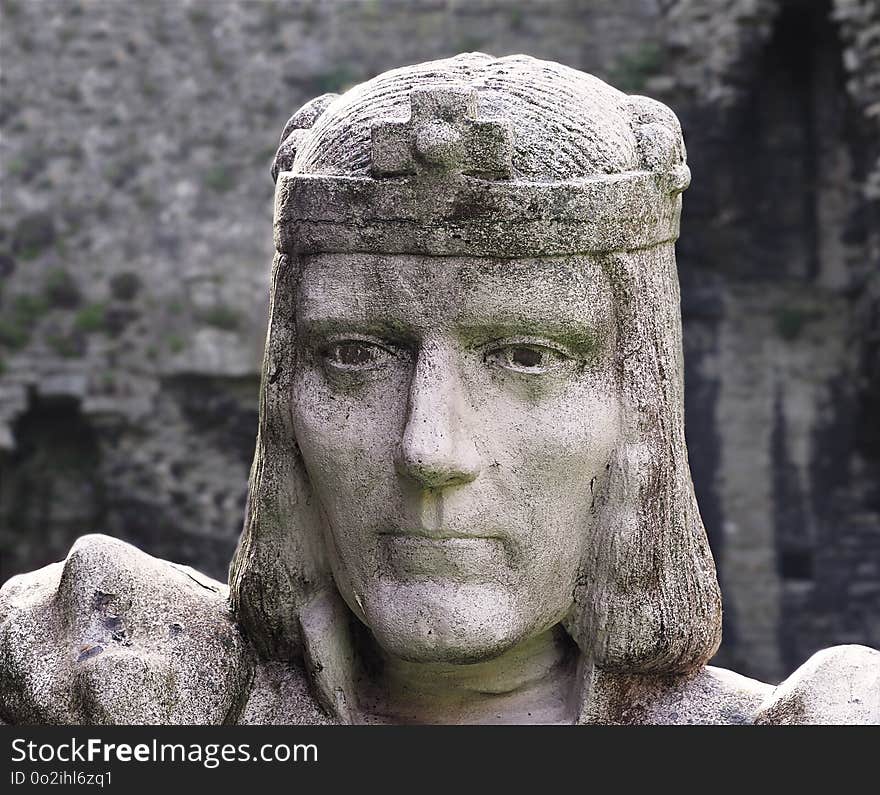 Sculpture, Stone Carving, Statue, Head