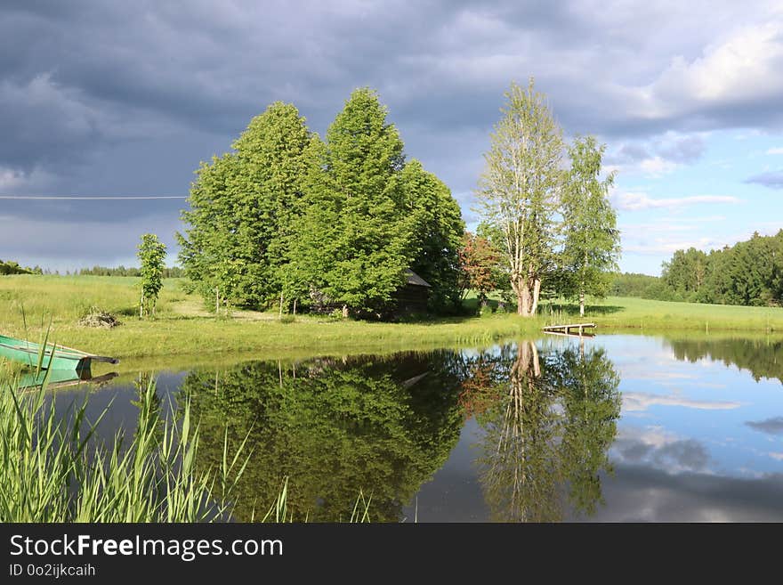 Reflection, Nature, Waterway, Water