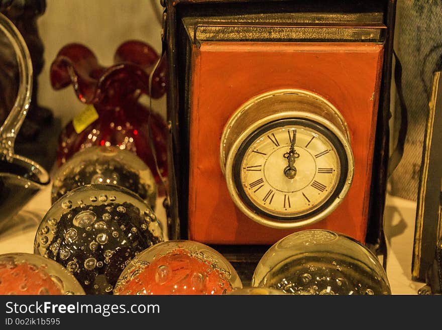 Still Life, Still Life Photography, Clock, Antique