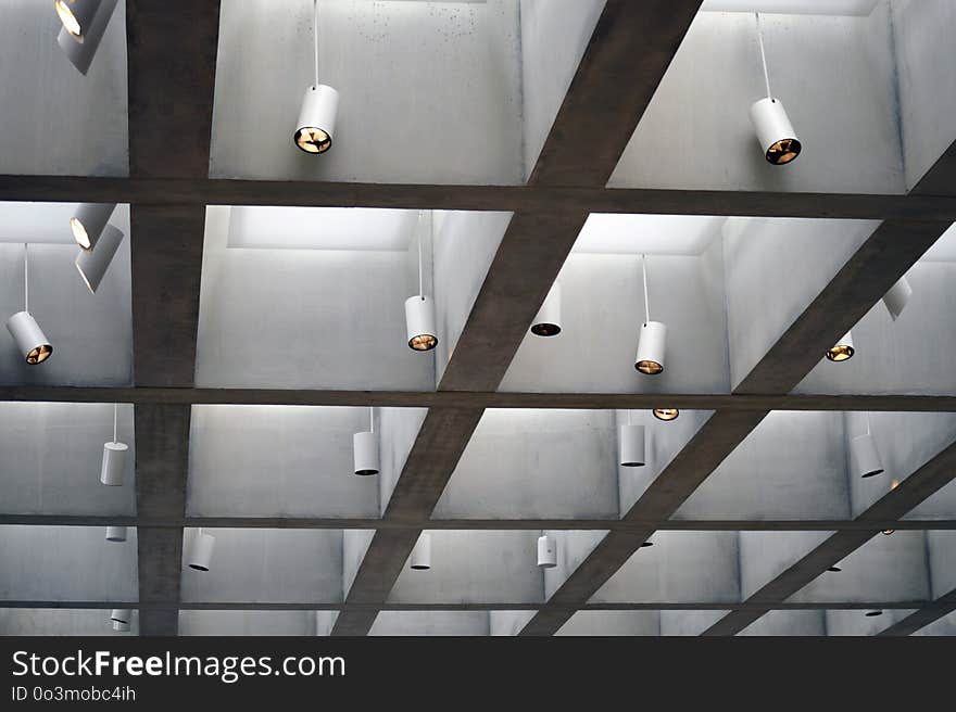 Ceiling, Architecture, Structure, Daylighting