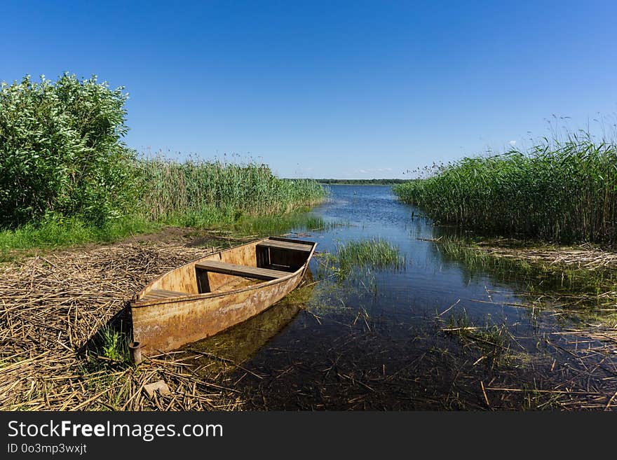 Waterway, Water, Reflection, Wetland