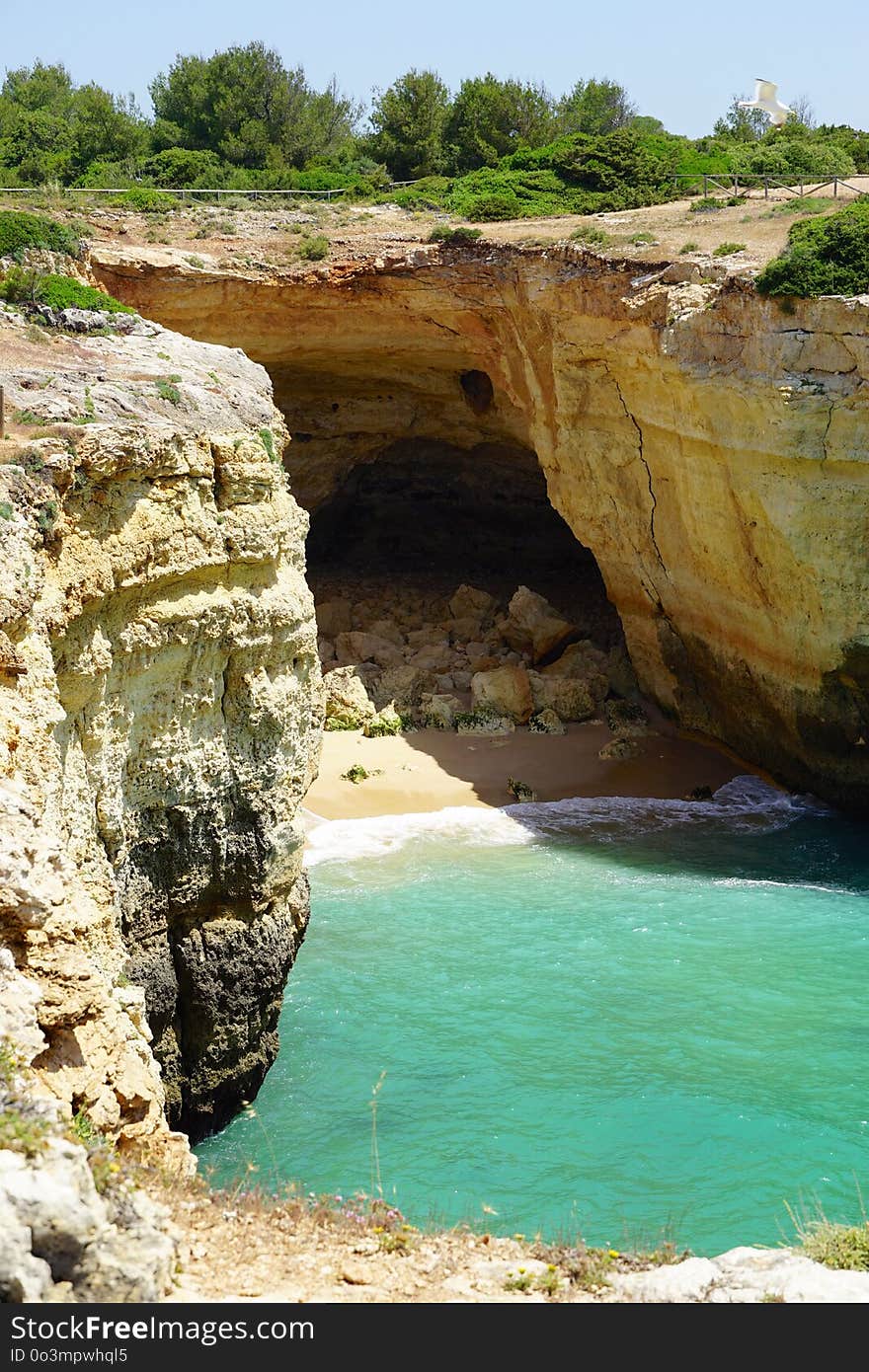 Body Of Water, Natural Arch, Coast, Rock