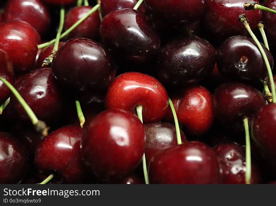 Natural Foods, Cherry, Fruit, Produce