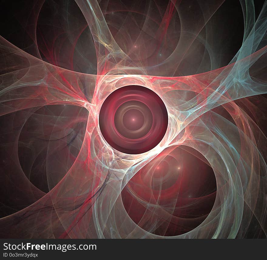 Fractal Art, Red, Close Up, Computer Wallpaper