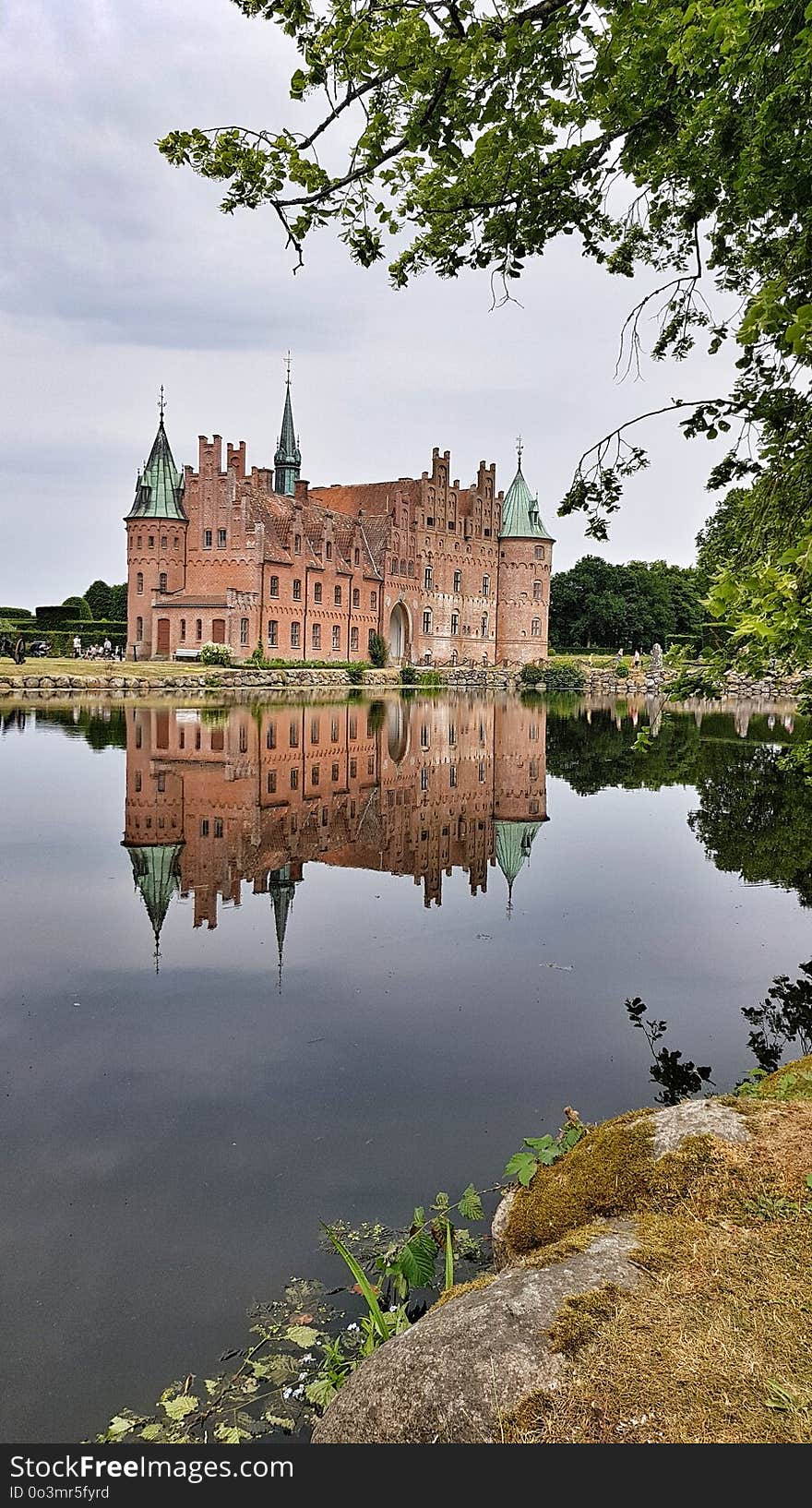 Reflection, Waterway, Water Castle, Water