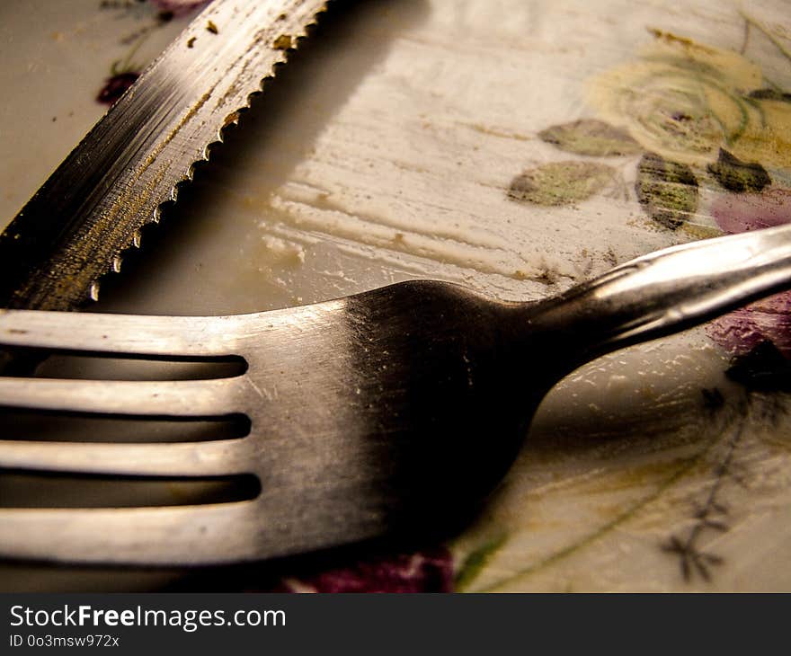 Cutlery, Fork, Close Up, Tableware