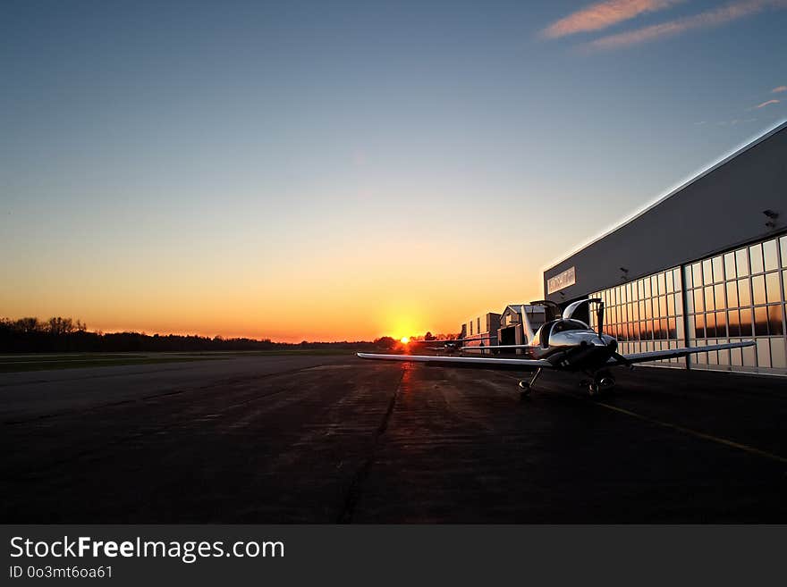 Sky, Road, Infrastructure, Dawn