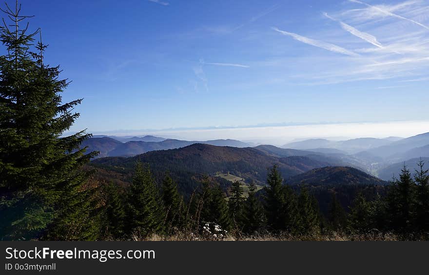 Sky, Mountainous Landforms, Mountain, Nature