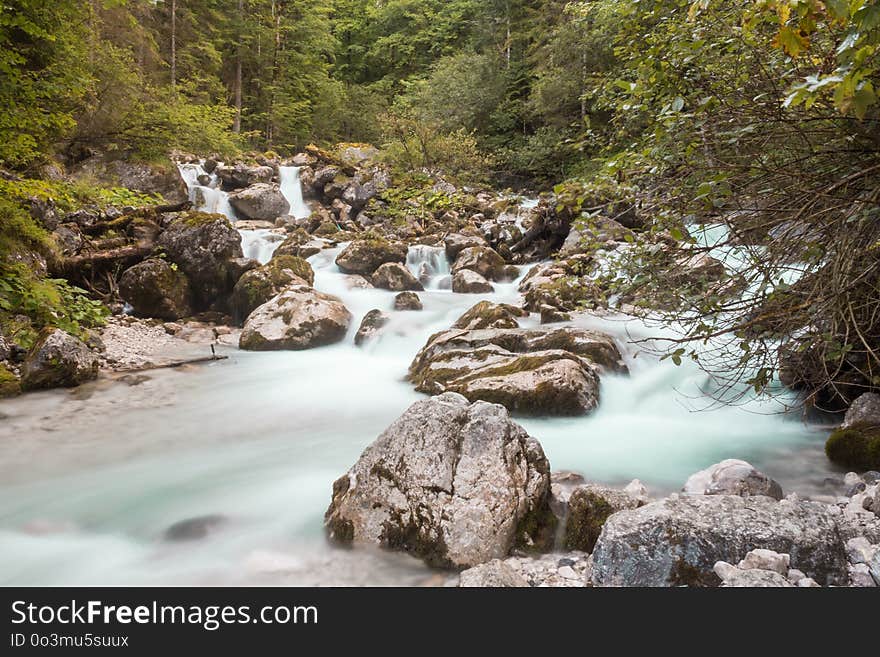 Water, Stream, Nature, Body Of Water