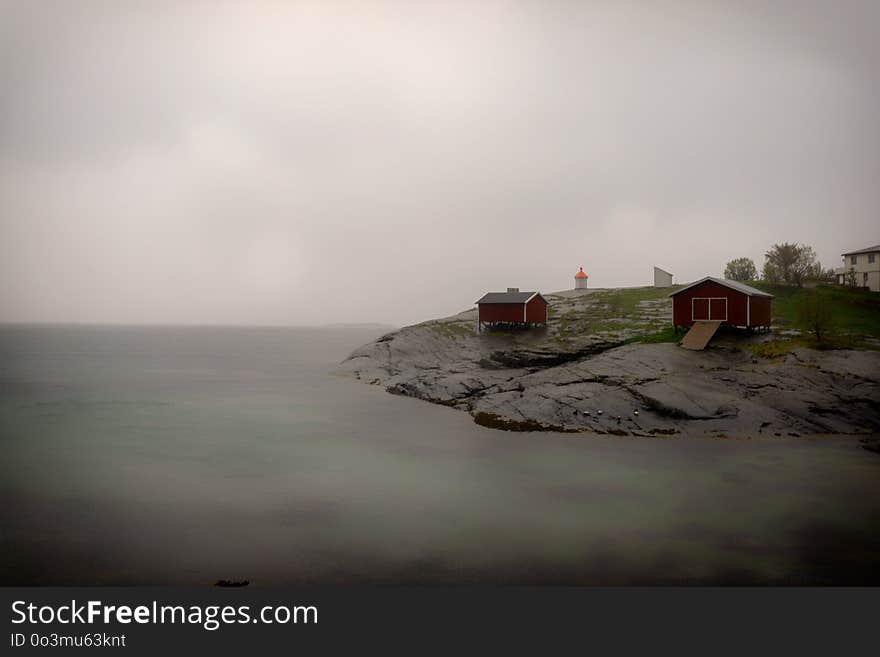 Fog, Sky, Water, Sea