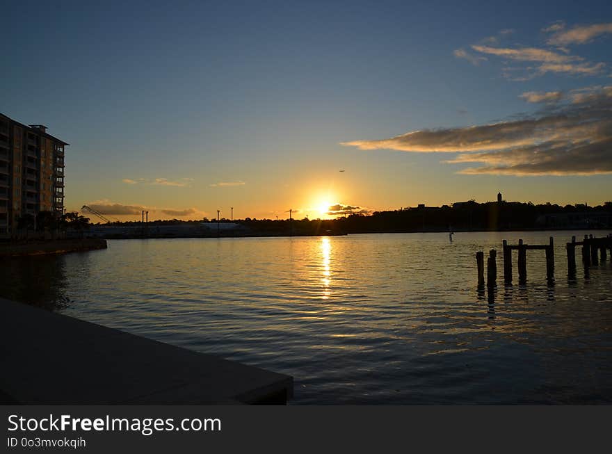 Sky, Waterway, Reflection, Sunset