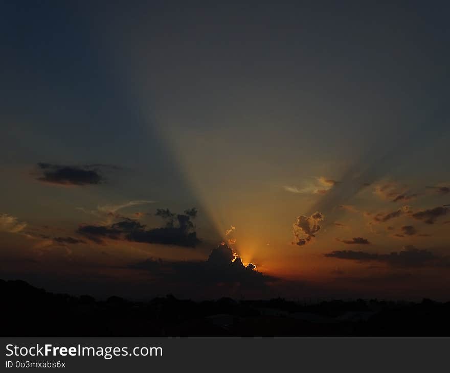 Sky, Atmosphere, Cloud, Afterglow