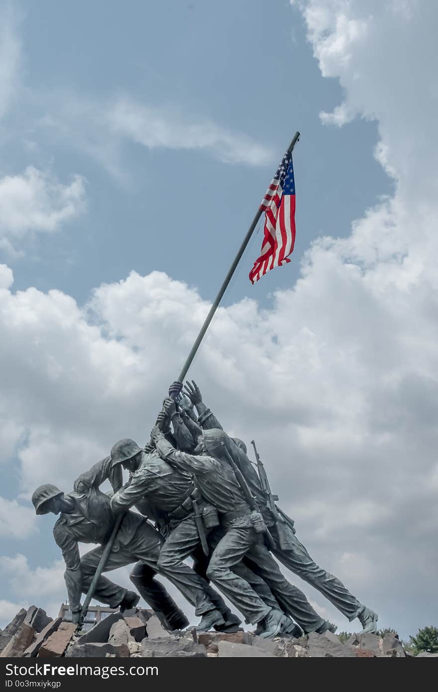 Flag, Monument, Sky, Flag Of The United States