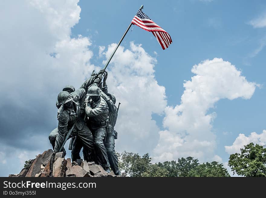 Statue, Sky, Cloud, Monument