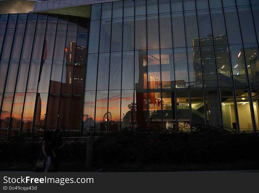 Sky, Reflection, Night, Architecture