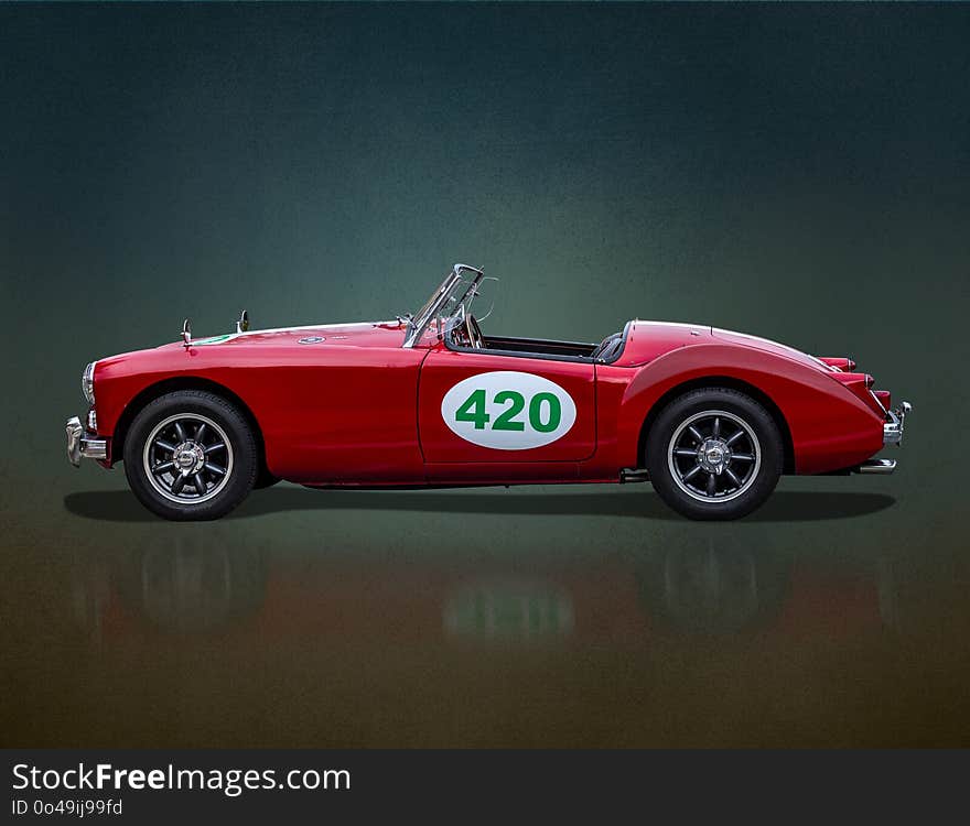 Car, Vehicle, Austin Healey Sprite, Automotive Design