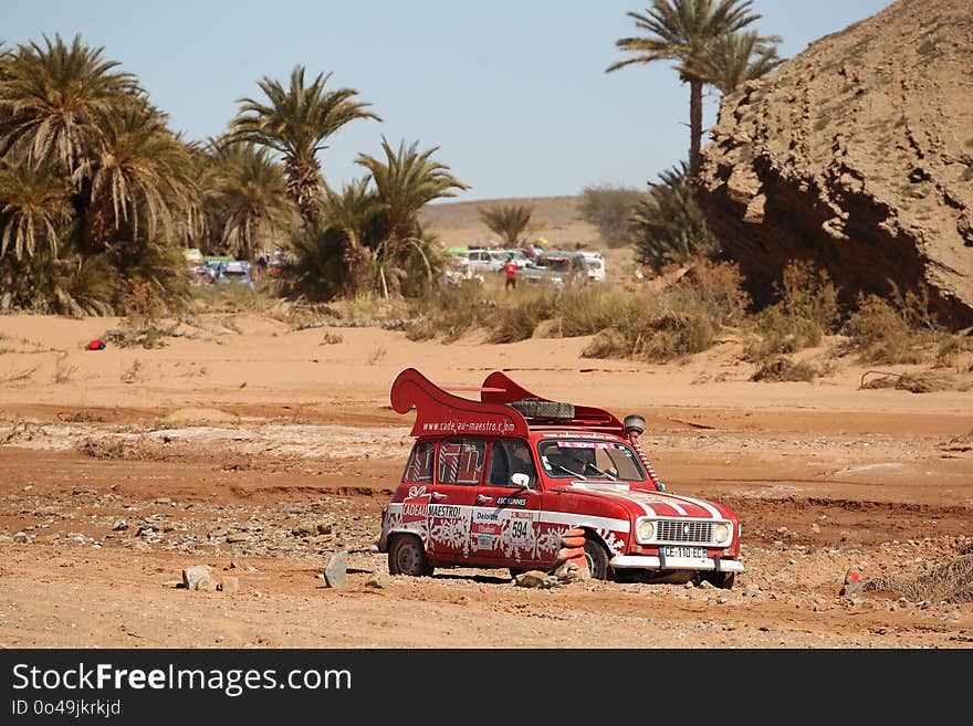 Car, Off Roading, Sand, Desert